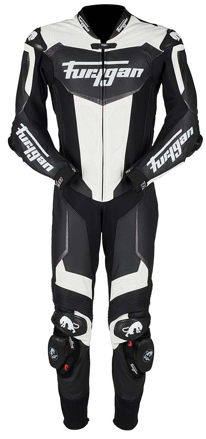 [65094-46-143] Furygan Leather suit Overtake (46, Black-White)