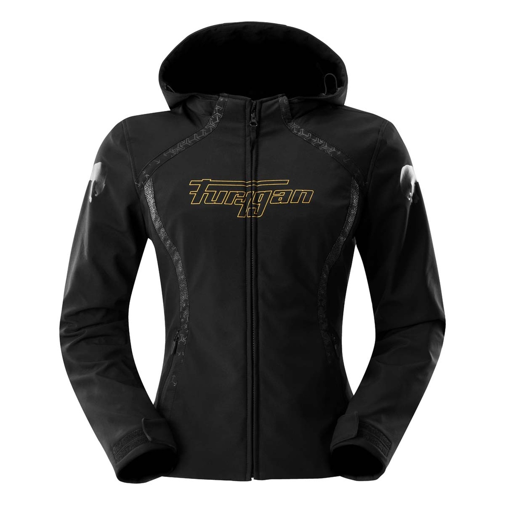 [65367-S-105] Furygan Jacket Skye Lady (S, Black/Gold)