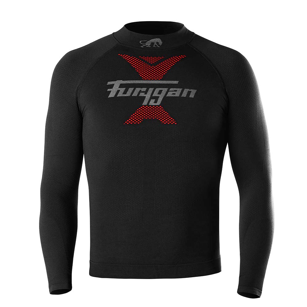 [65340-XS-100] Furygan 7006-1 THERMO CLOTHING ACTIVE LS 37.5 Black-Red (XS-S)