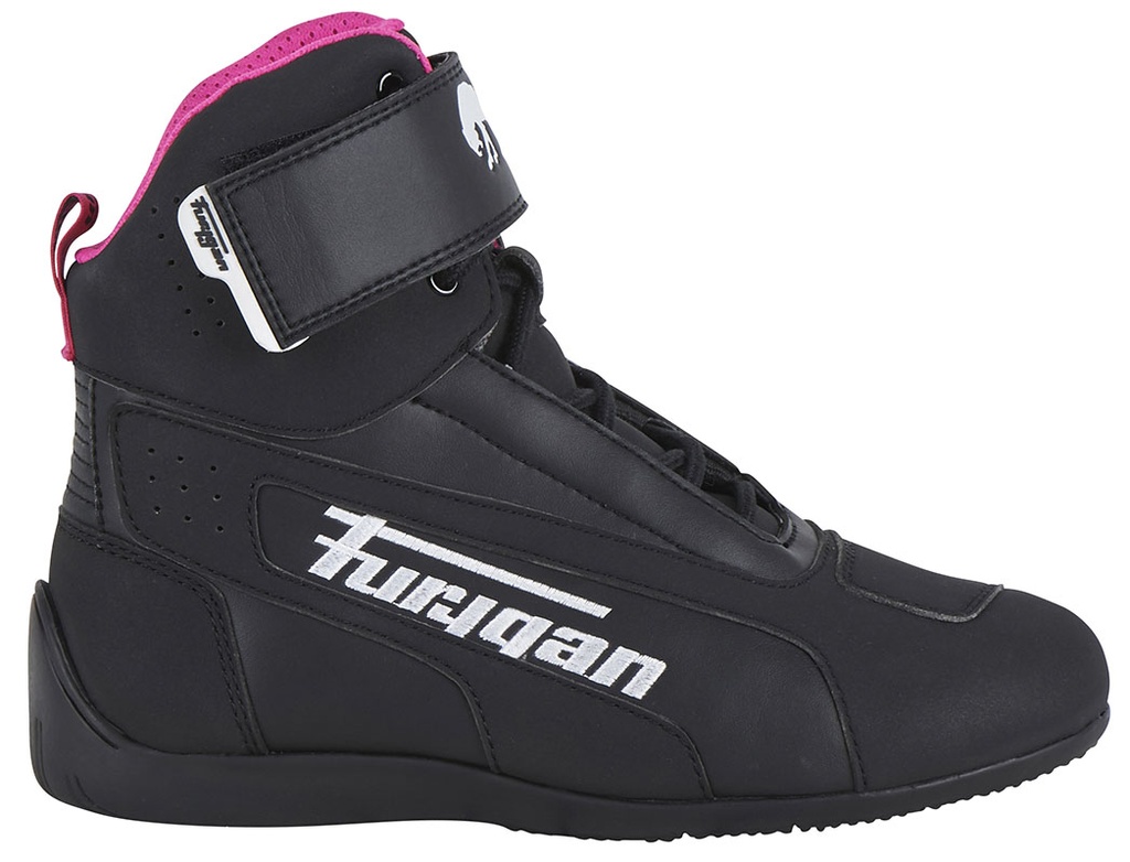 Chaussures Furygan 3125-1027 Zephyr D3O Lady Noir-Blanc-Rose 36