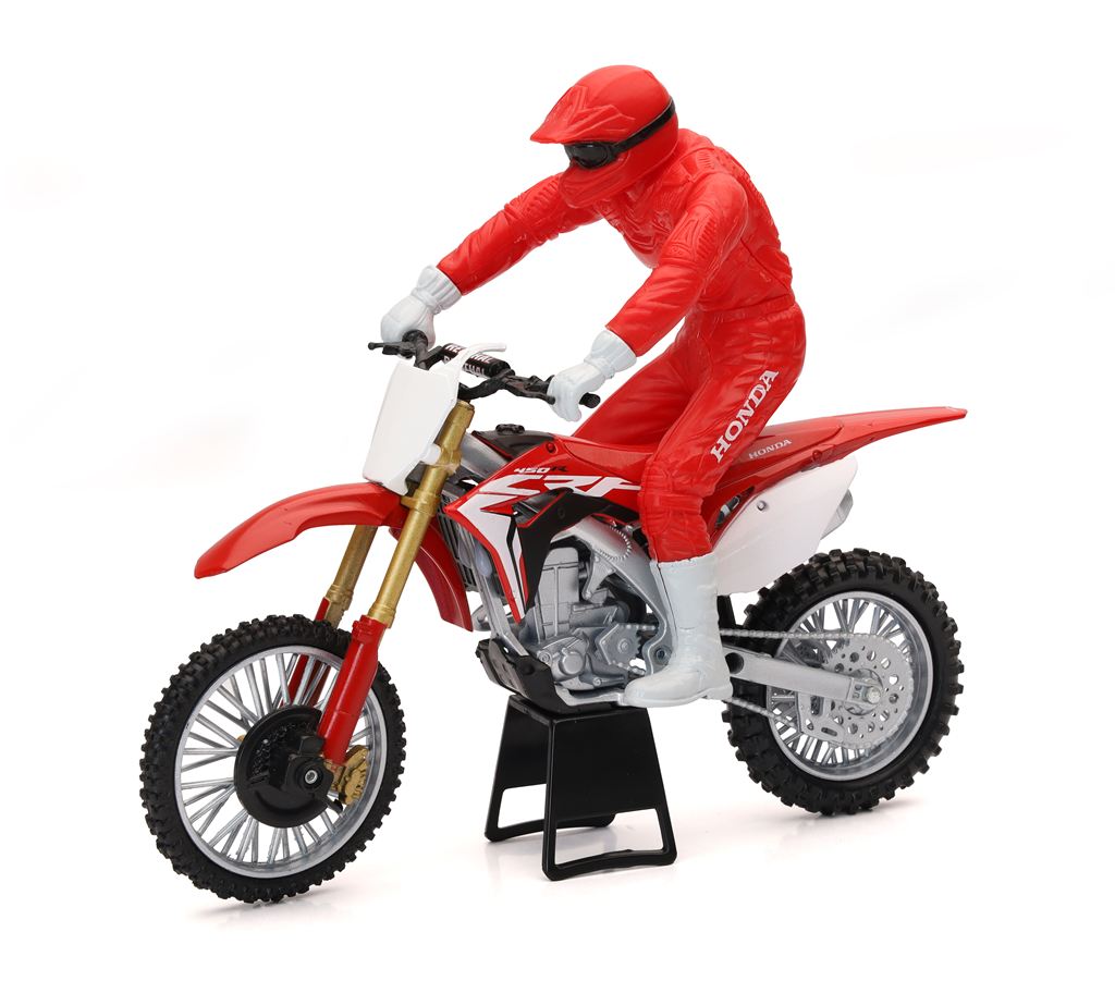 [99984-12-801] Miniatuur Honda CRF450R with Driver 1:12