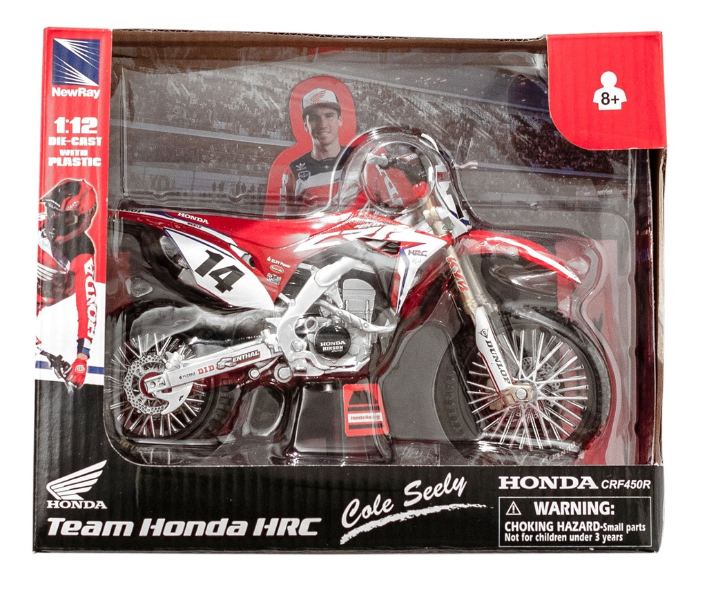 [99981-12-261] Miniatuur Honda HRC Factory Cole Seely (No 14) 1:12