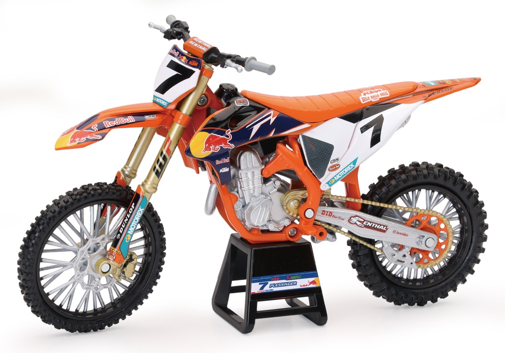 Miniatuur KTM Red Bull 450 DX-F A. Plessinger (No 7) 1:12