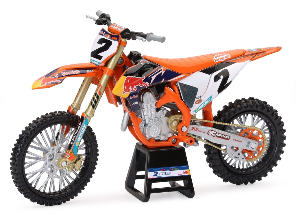 [99981-12-291] Miniatuur KTM Red Bull 450 DX-F C. Webb (No 2) 1:12