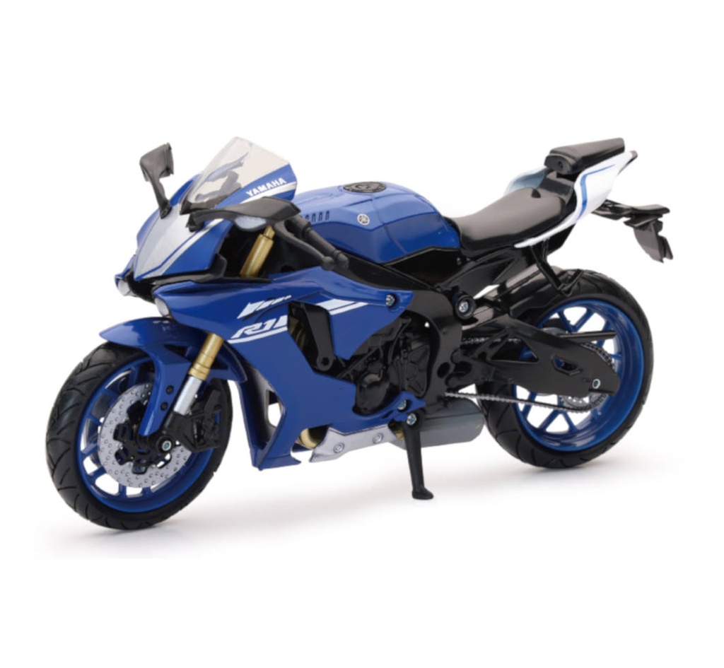 Miniatuur motor Yamaha YZF-1 2015 Blauw 1:12