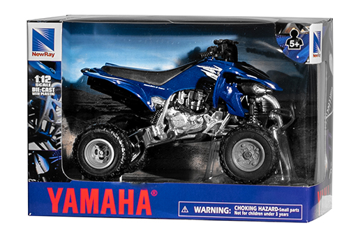 [99983-12-101] Miniatuur Quad Yamaha Blue 1:12