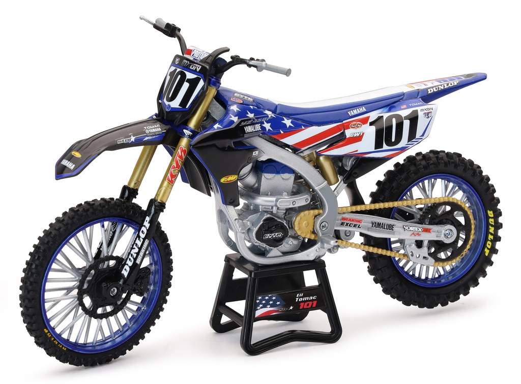 [99981-12-295] Miniatuur Yamaha YZ450F Motocross of Nations Eli Tomac (No 101) 1:12