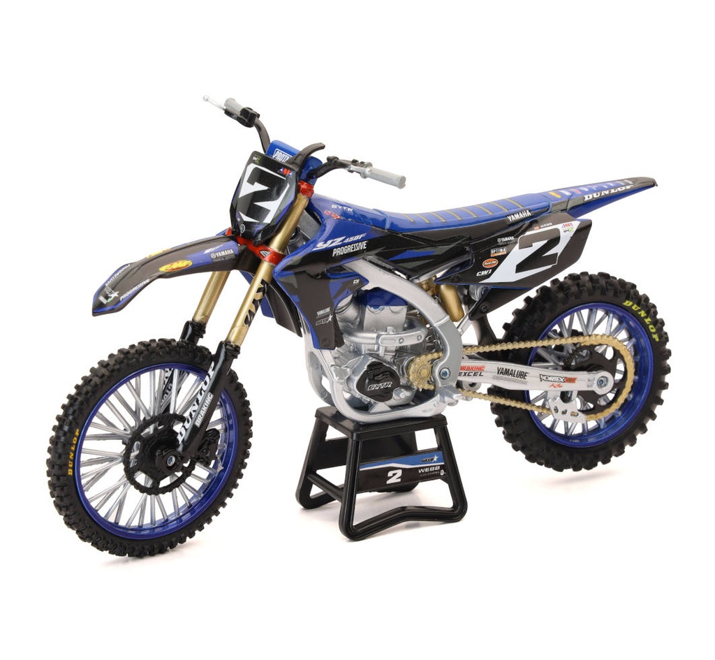 [99981-12-296] Miniatuur Yamaha YZ450F Star Racing C. Webb (No 2) 1:12