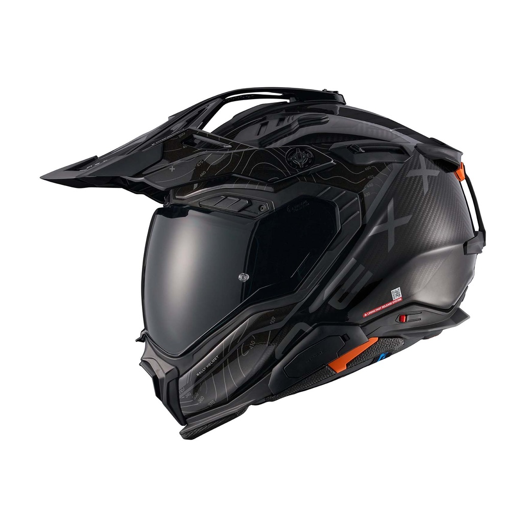 [28905-XXS-371] NEXX Helmet X.WED3 FURKA (XXS, Noir-Gris)
