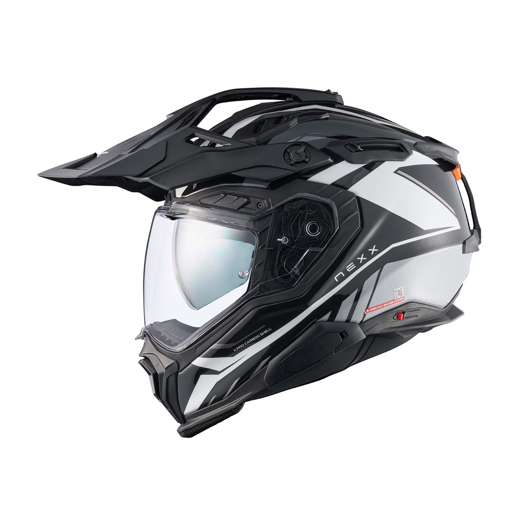 [28906-XXS-368] NEXX Helmet X.WED3 GOBI (XXS, Blanc-Gris)
