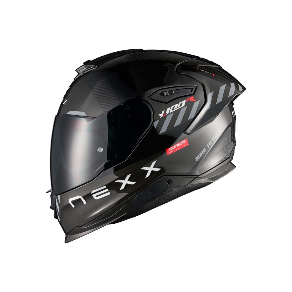 [28921-XS-241] NEXX Helmet Y.100R Fade (XS, Fade Black/Red)