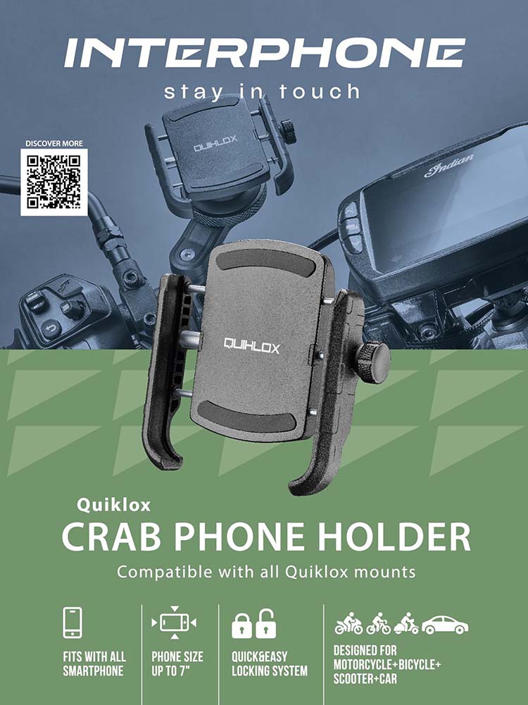 [37209-00-101] QUIKLOX UNIVERSAL QUIKLOX PHONE HOLDER CRAB