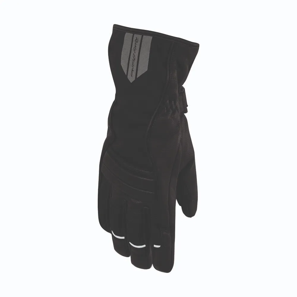[68393-XS-100] Rusty Stitches Gloves Bianca (XS, Noir)