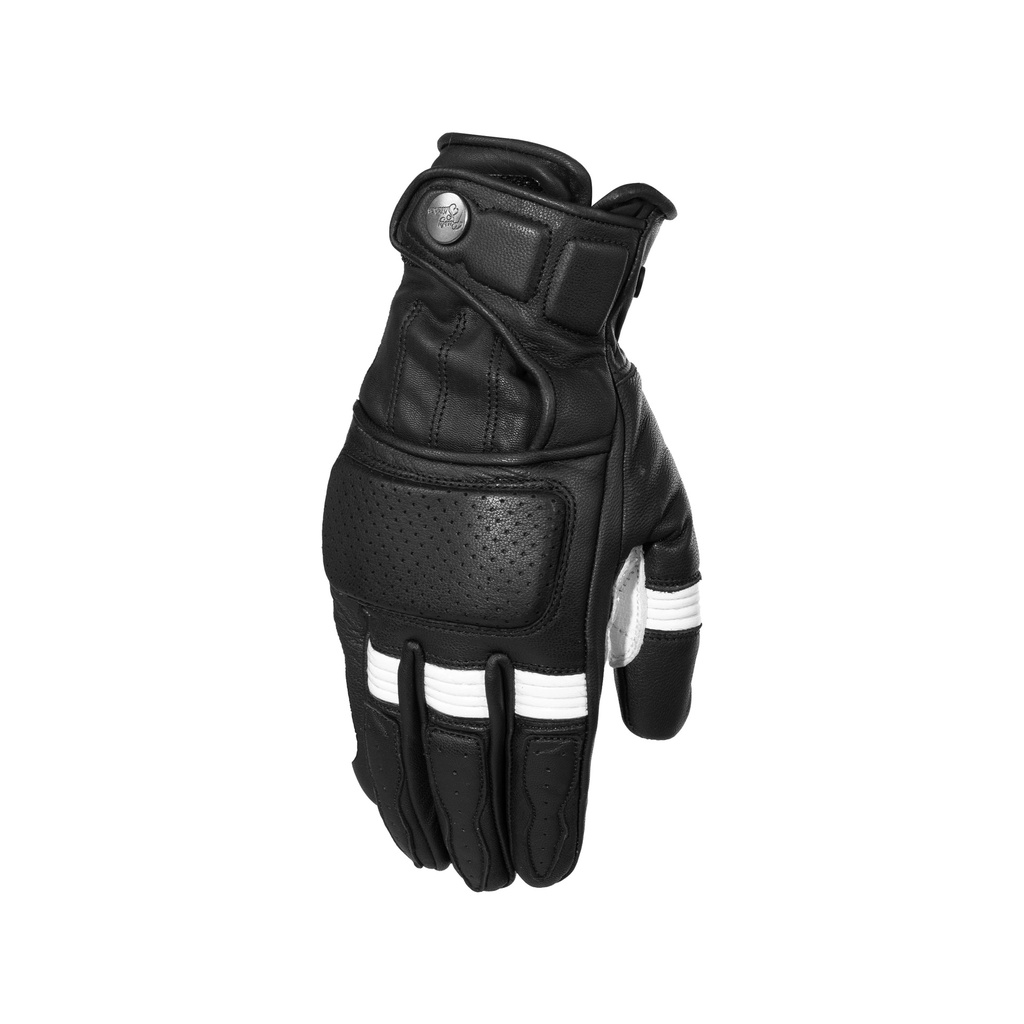 [68391-S-104] Rusty Stitches Gloves Calvin (S, Negro-Blanco)
