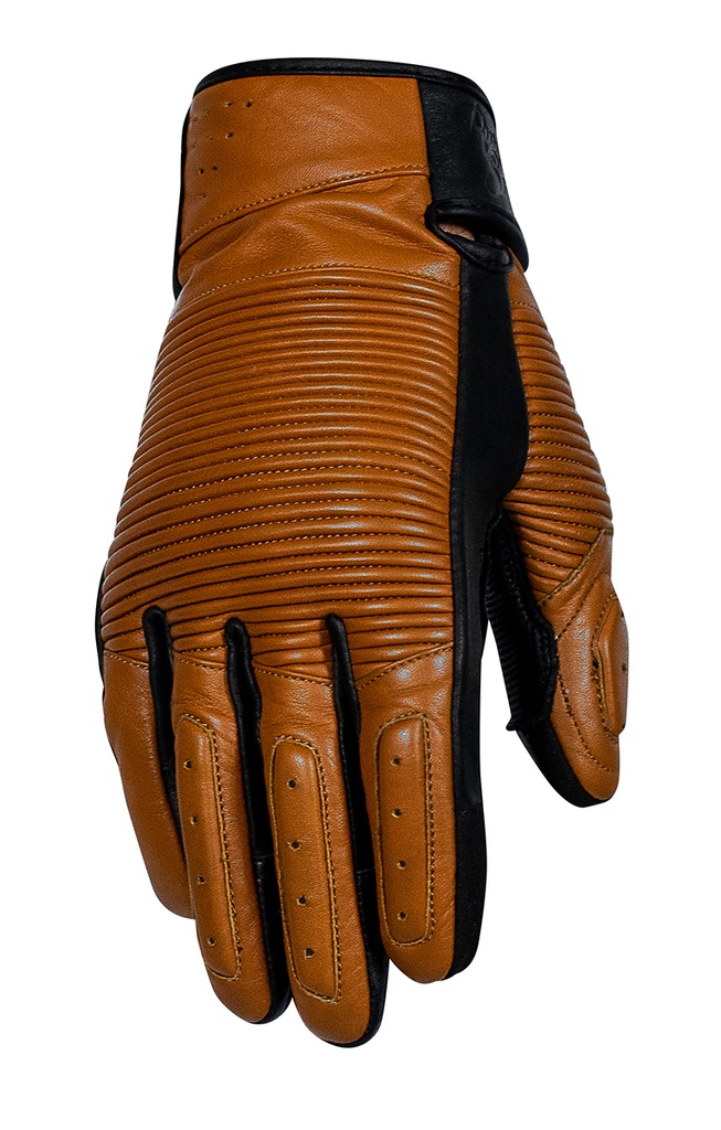 [68418-S-144] Rusty Stitches Gloves Jimmy (Marrón-Negro, S)