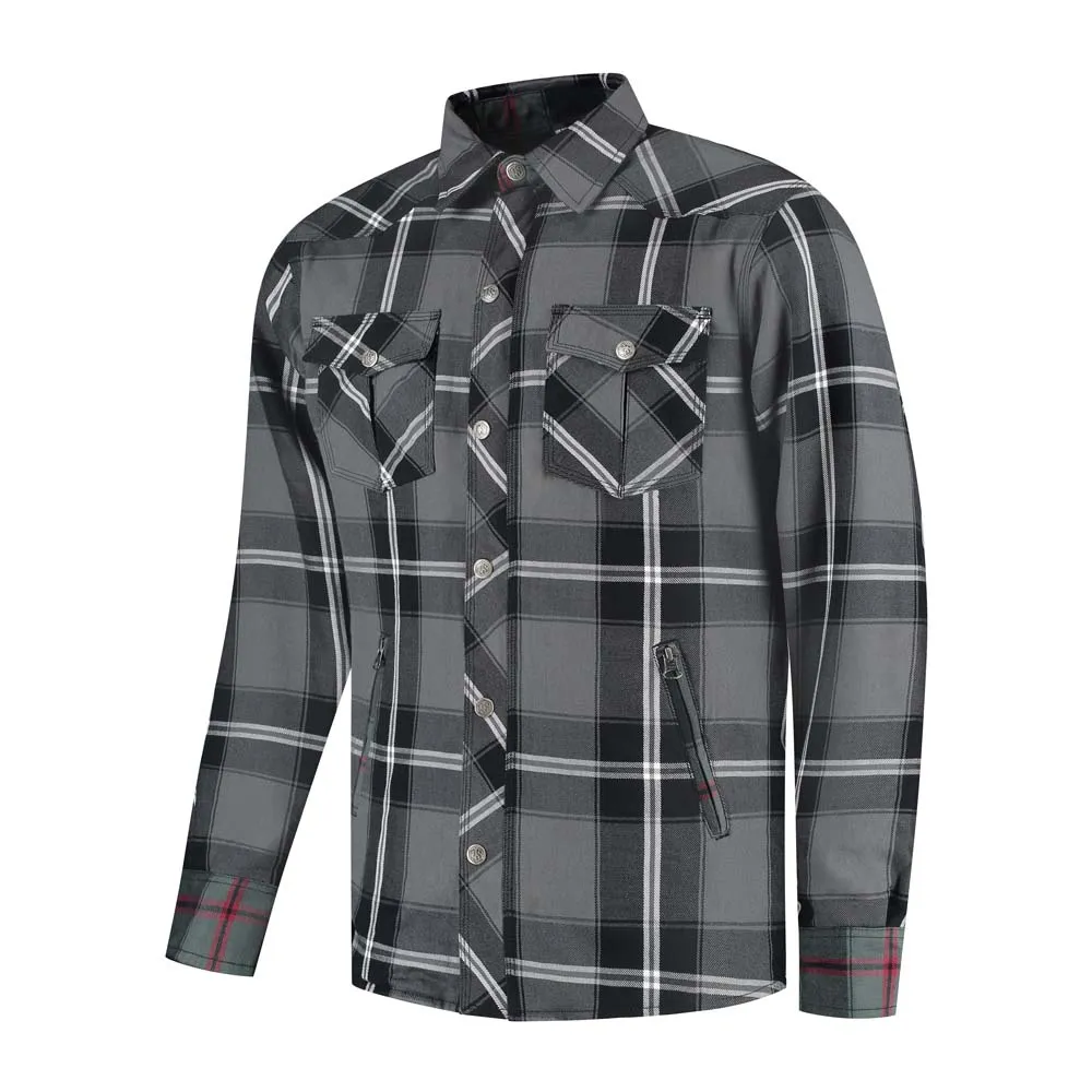 [68433-S-123] Rusty Stitches Jack Noah Fleece Tech (48-S, Gris/Noir/Blanc)