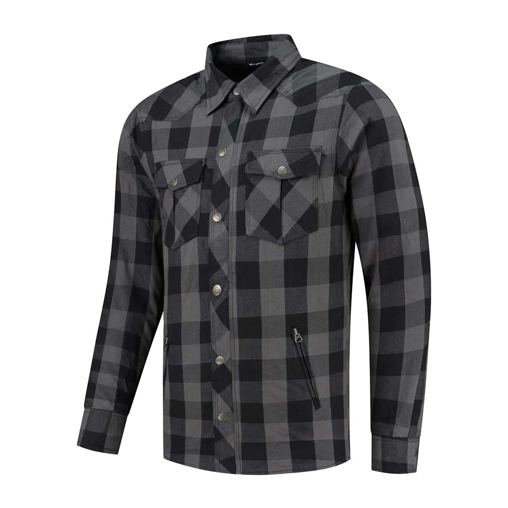 [68239-5XL-122] Rusty Stitches Jack Super Neil-25 (Gris-Negro, 5XL)