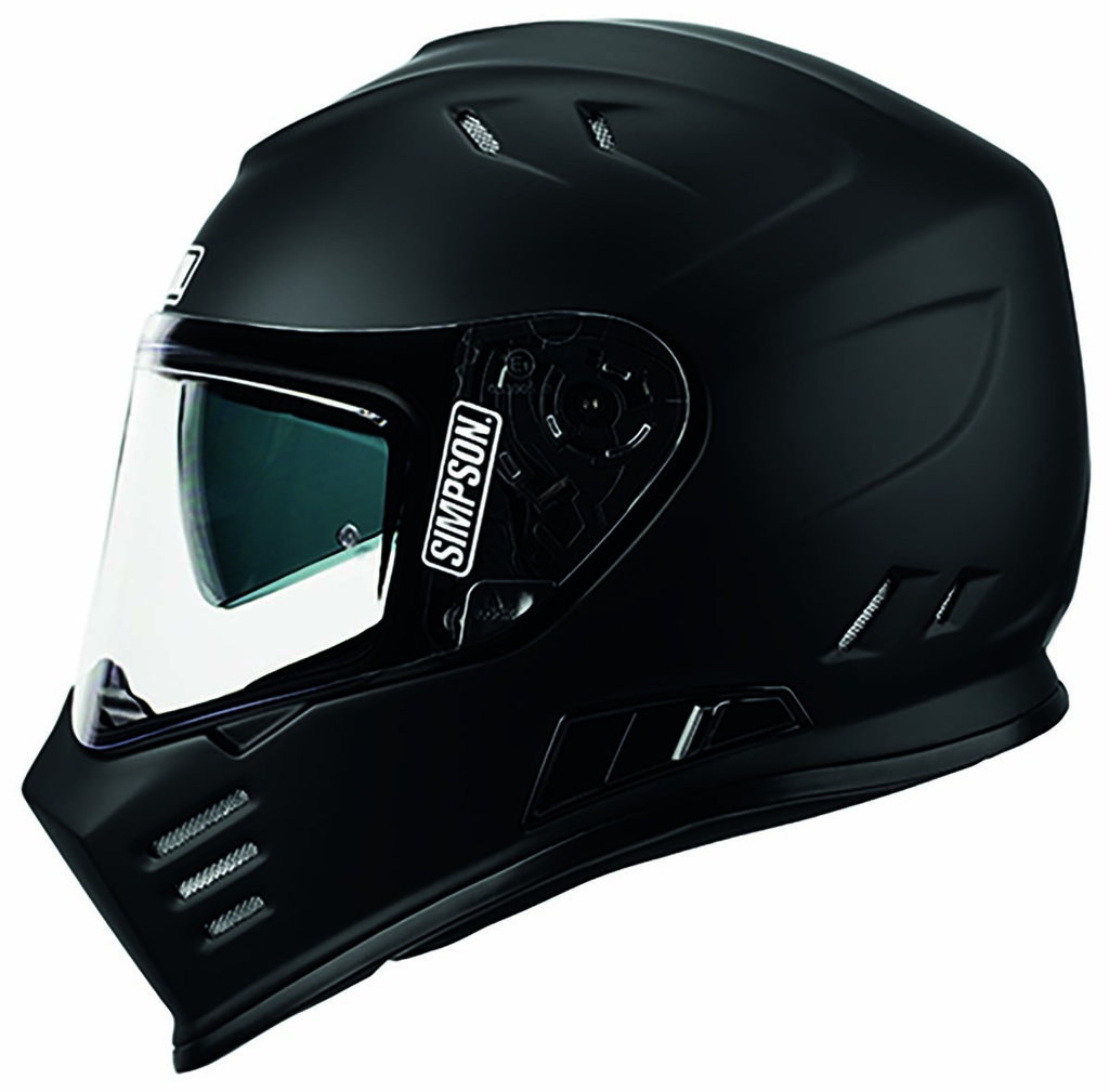[18600-XS-102] Simpson Helmet ECE22.06 Venom (Matt Black, XS)