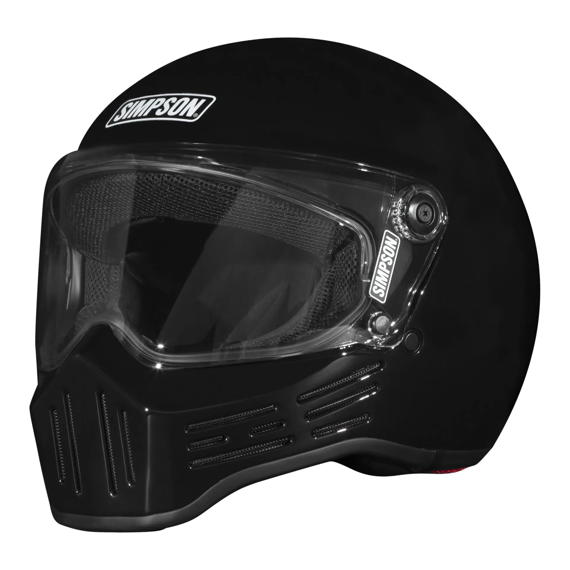 [18660-XS-101] Simpson Helmet M30 (XS, Solid Black metal)