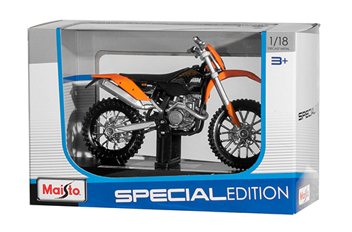 [99996-18-106] Miniatuur Motor KTM Cross 1:17