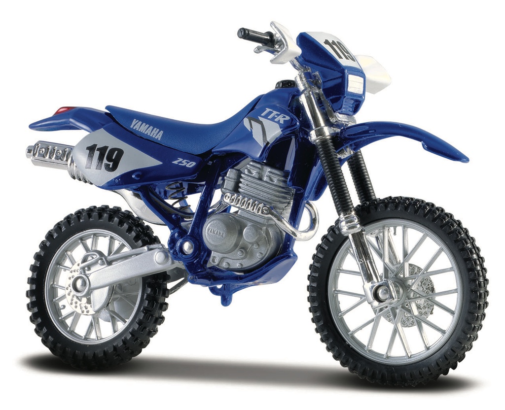 [99996-18-311] Miniatuur Motor Maisto YAMAHA TT-R250 (No 119) 1:18