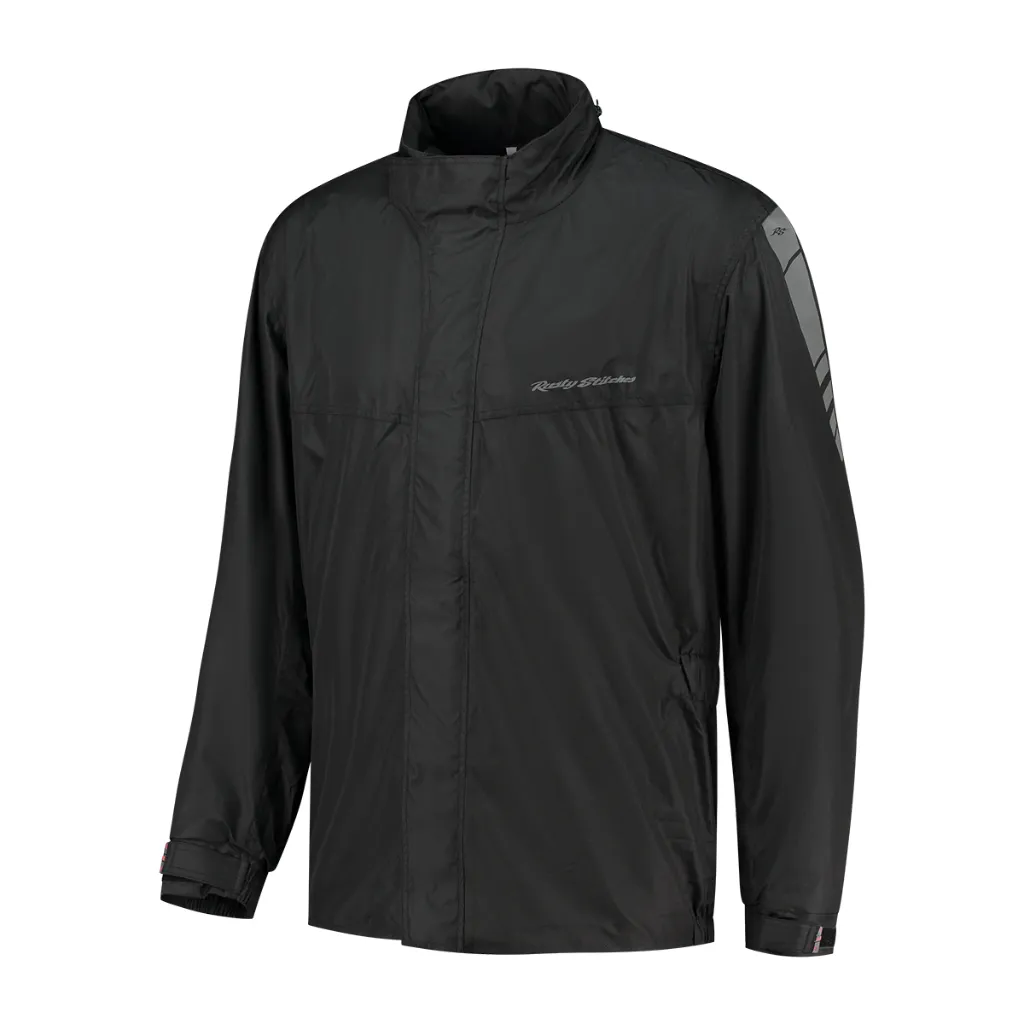 [68398-XS-100] Rusty Stitches Rain Jacket Sander (XS, Schwarz)