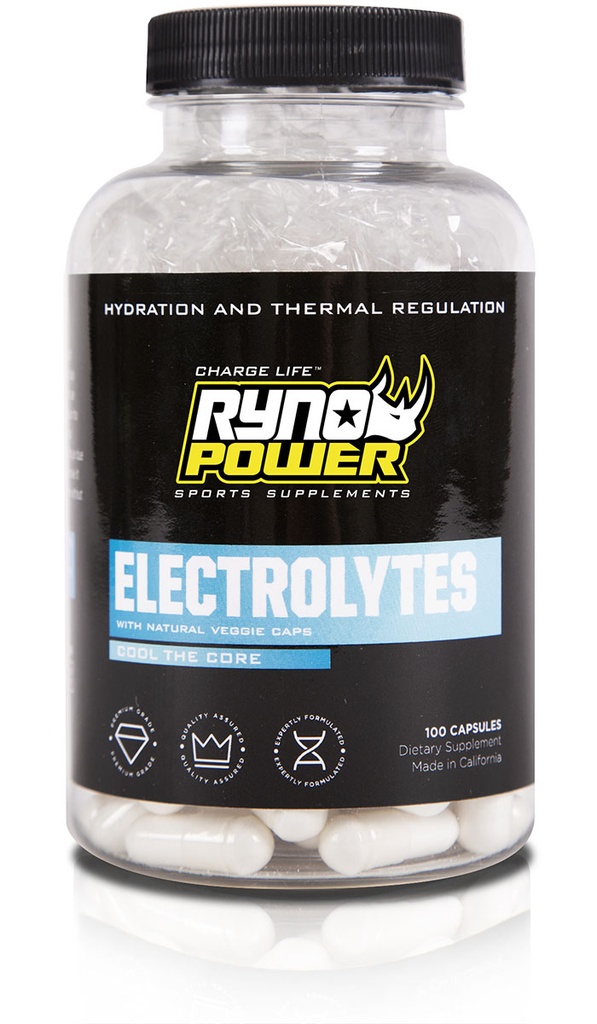 [32107-00-409] Ryno Power Electrolytes Capsules 100ct