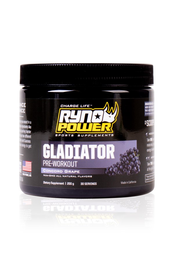Ryno Power Gladiator Pre Workout Condord Grape (30 Serv)