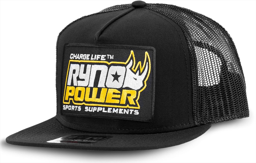 [32180-00-100] Ryno Power HAT Black Mesh Snapback
