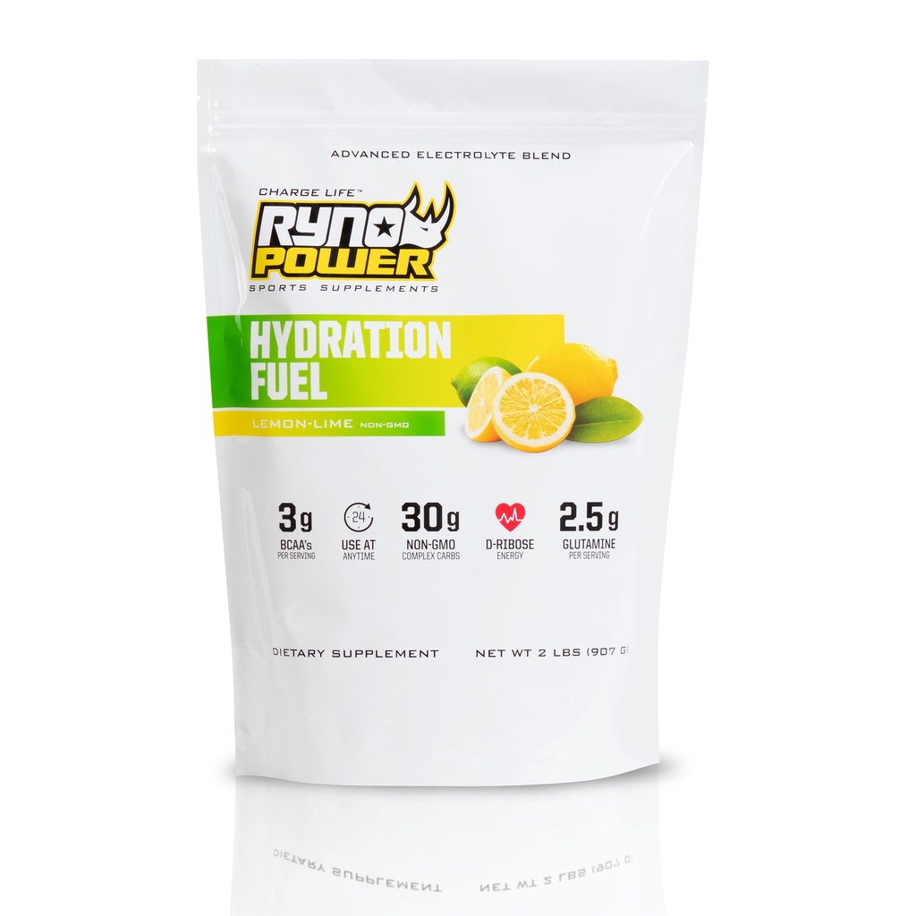 [32101-00-403] Ryno Power Hydration Fuel - Lemon Lime Single Serving