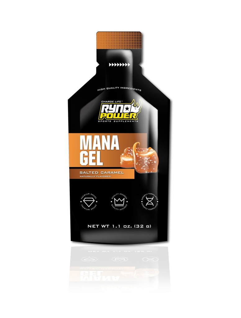 [32109-00-203] Ryno Power Mana Performance Gel Caddy Salted Caramel (100)