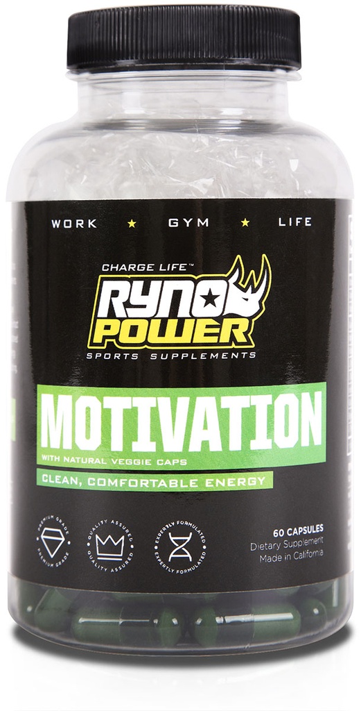 Ryno Power Motivation Capsules 60ct