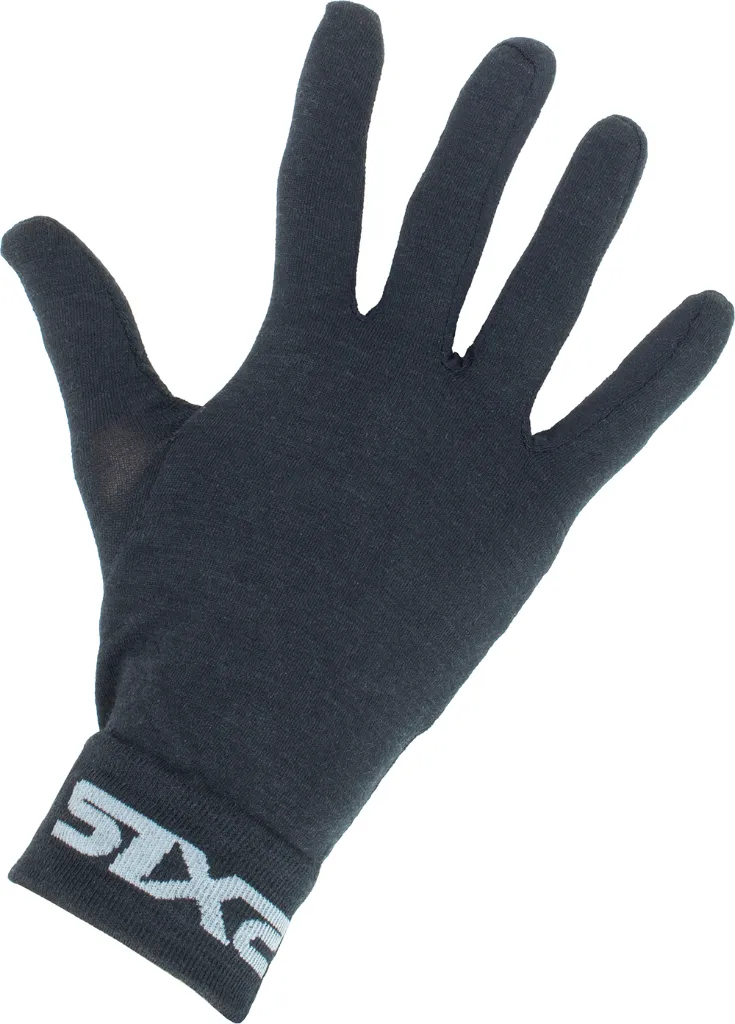 [66512-S-100] SIXS Merino Wool glove liners (S/M)