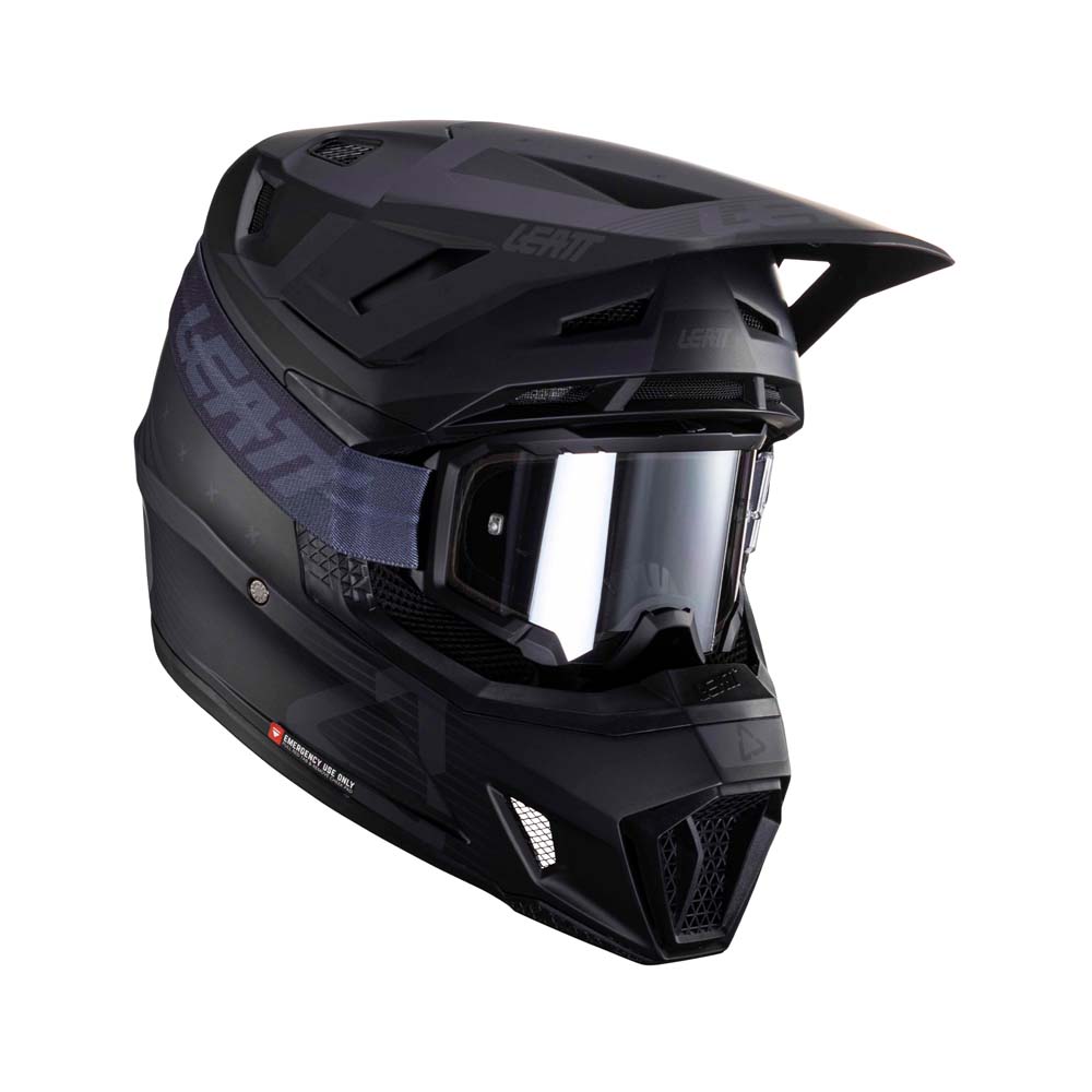 [1024060320] Helmet Kit Moto 7.5 (XS, Negro-Grey sigiloso V24)