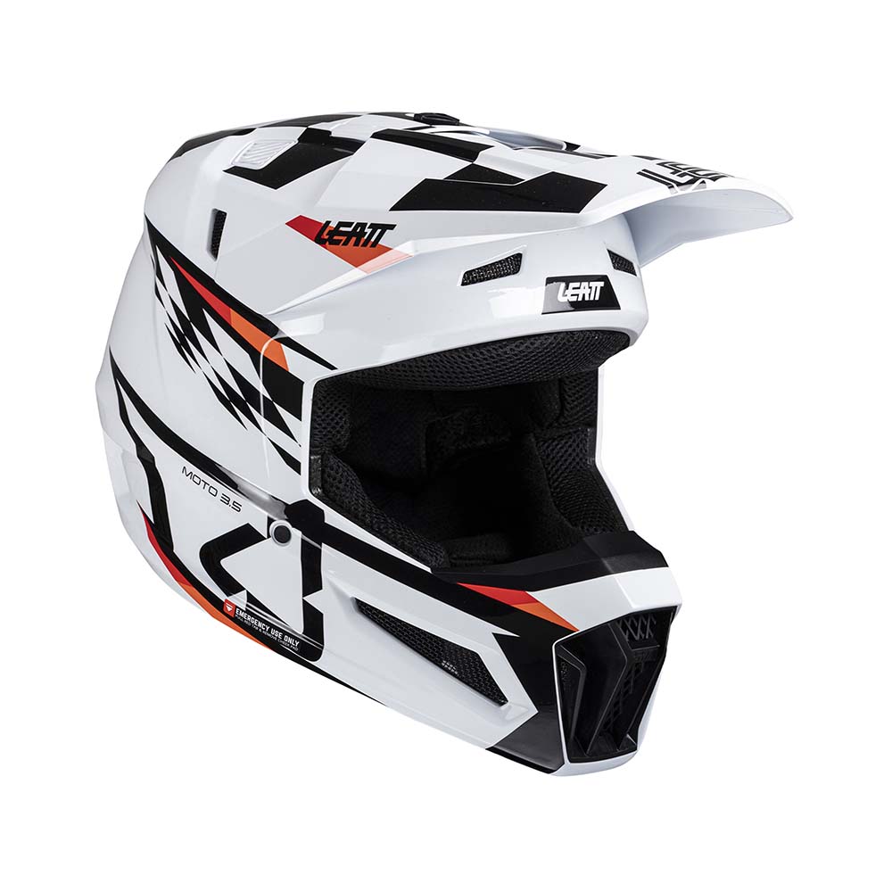[1025450160] Helmet Kit Moto 3.5 Jr. (M, Blanco V25)