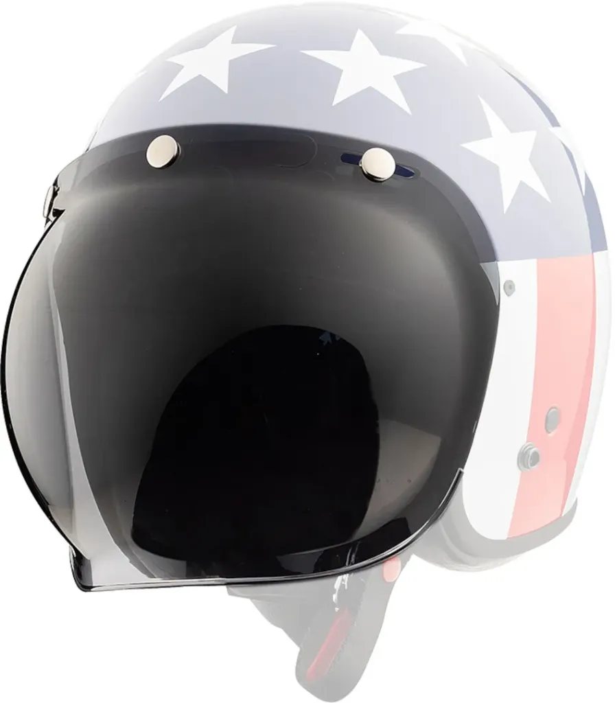 Simpson Bubble Visor for Chopper