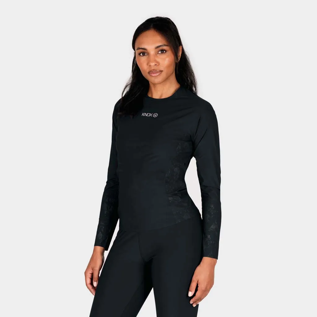 [69220-XS-100] Knox Shirt Women's Dual Active Base Layer Long Sleeve (XS, Noir)