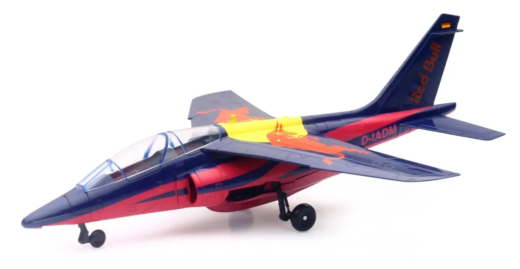 Miniatuur Airplane Alpha Jet Red Bull 1:40