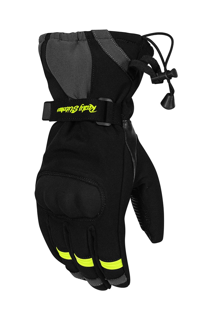 [68416-L-100] Rusty Stitches Gloves Olly (L, Noir)