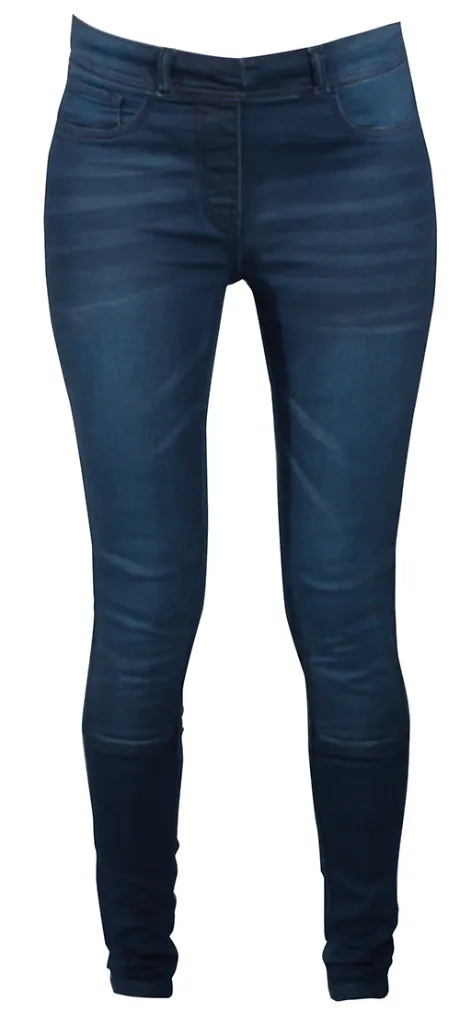 [68310-46-100] Rusty Stitches Pants Ella (Noir, 46)