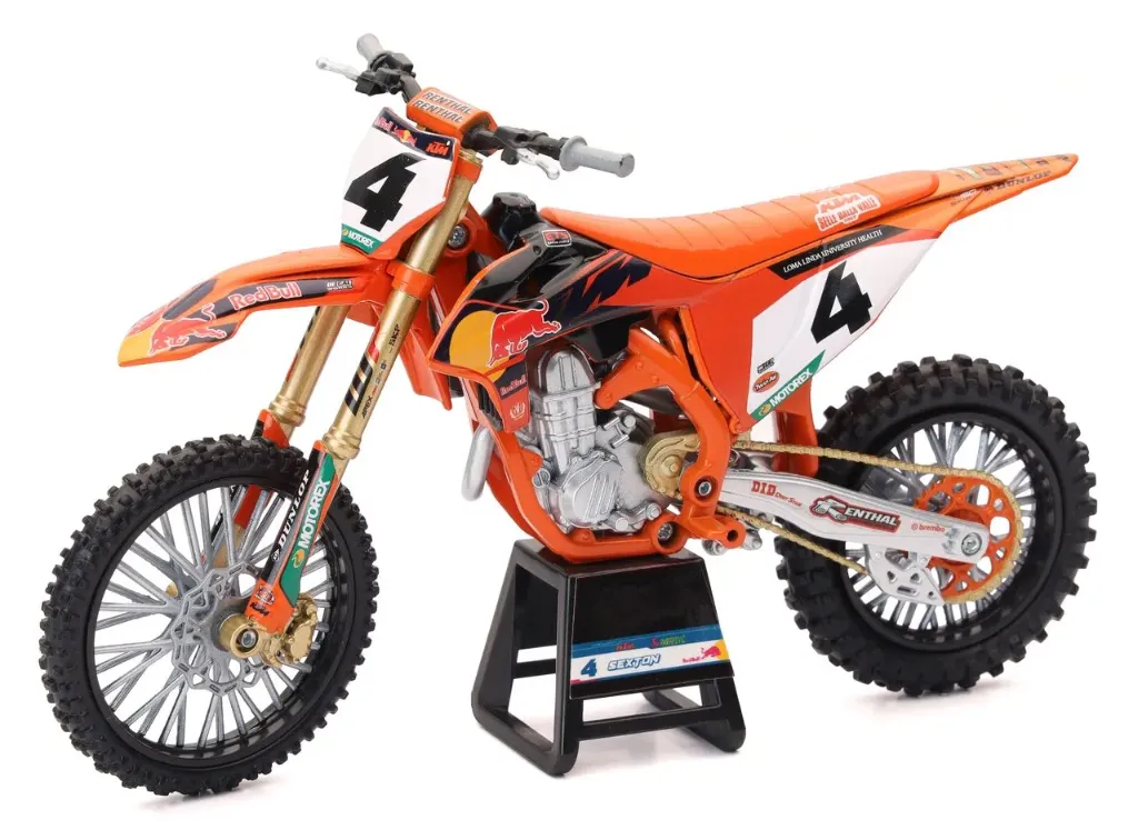 Miniatuur motor KTM 450 SX-F Chase Sexton (no.4) 1:6