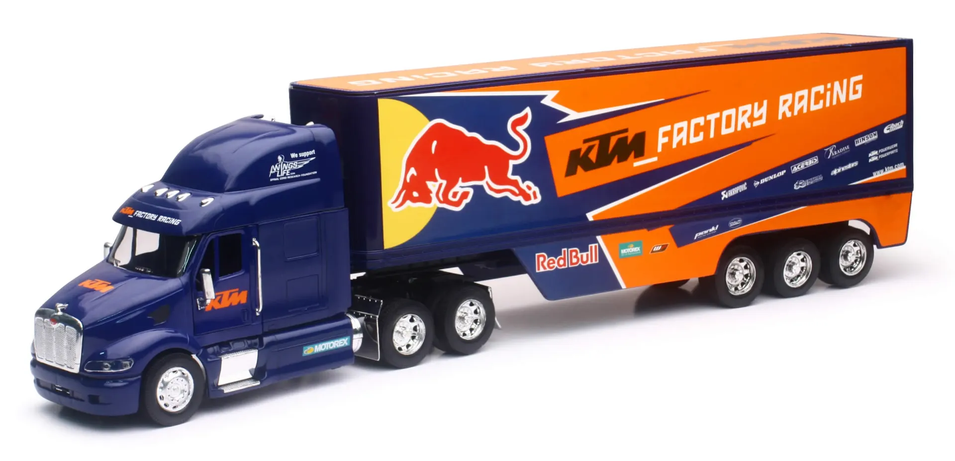 [100051-32-100] Miniatuur Truck KTM Red Bull Team 1:32