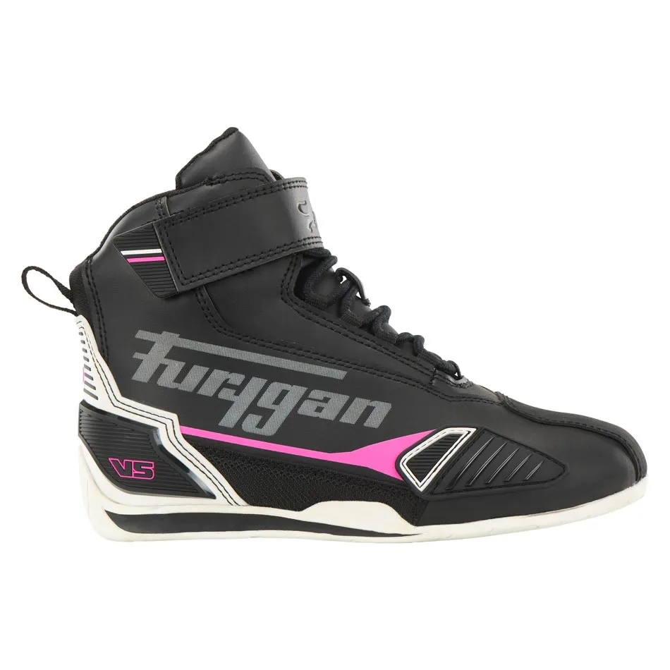 [100249-36-1251] Furygan Shoes V5 D3O Lady WP (36, Negro-Blanco-Rosa)