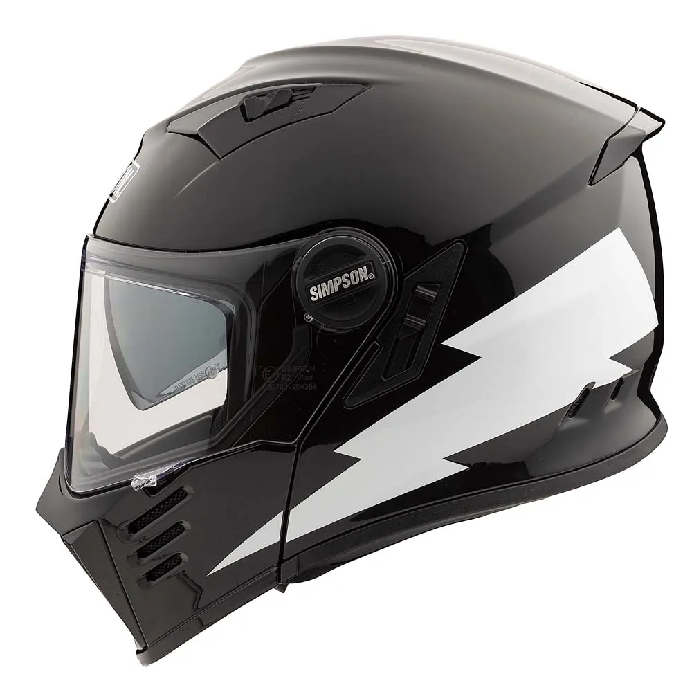 [18611-XS-119] Simpson Helmet Darksome Graphic (XS, Hellfire)