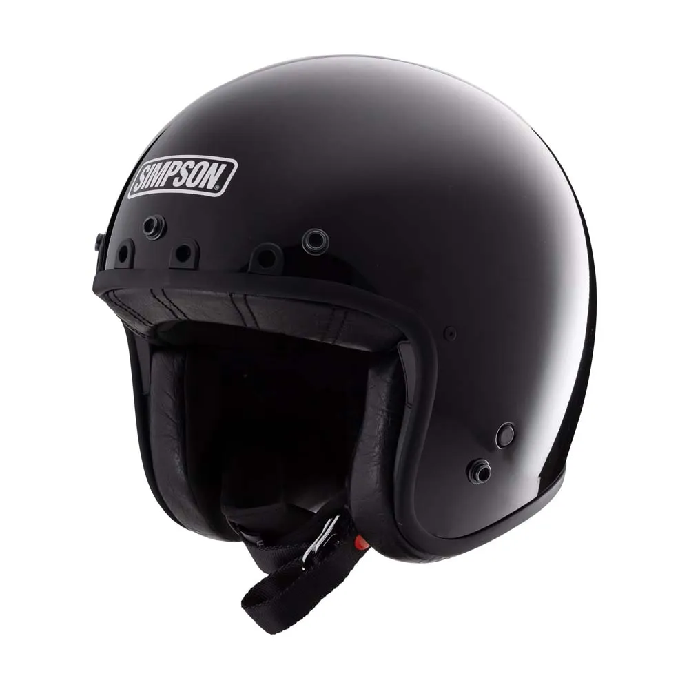 [18630-XS-101] Simpson Helmet Chopper (XS, Black)